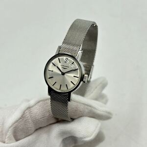 LONGINES ロンジン 手巻き レディース 腕時計 シルバー文字盤 SSケース アンティーク ヴィンテージ 稼働品