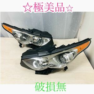 極美品　破損無　インフィニティ純正　INFINITI S51 FX35 FX50 FX37 ヘッドライト左右　セット ICHIKOH 1835D2S 刻印1 管2300860