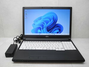 ☆1円スタート☆第8世代☆富士通☆LIFEBOOK☆A748/TX☆Core i3 2.20GHz/16GB/500GB/Sマルチ/無線/Bluetooth/Office/Windows 11 Pro☆