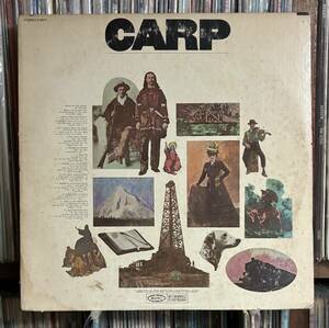CARP LP USオリジナル盤　Swamp スワンプロック　ブラックホーク99選　Daniel Moore Buzz Cliford Sneaky Pete カントリーロック