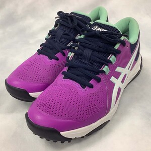 ASICS アシックス ゴルフシューズ スパイクレス 1112A017 パープル系 24cm [D3345]