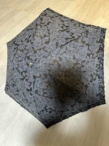 YR10)日傘 傘 晴雨 光 UV 花柄 雨傘 花柄 黒 ブラック グレー 折り畳み傘 コンパクト 刺繍
