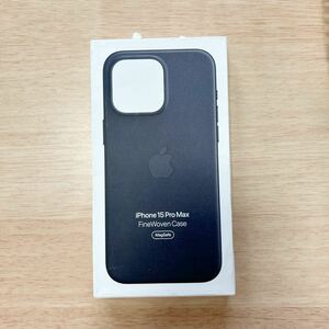 ★新品★ Apple アップル 純正 iPhone 15 Pro Max ファインウーブンケース・ブラック 322B4