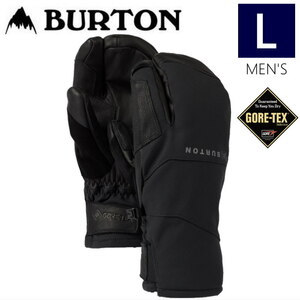 ●23-24 BURTON [ak] GORE-TEXCLUTCH MITTEN カラー:TRUE BLACK Lサイズ バートン スキー スノーボード