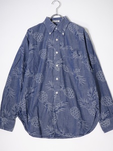 Engineered Garments/エンジニアードガーメンツ 19th BD Shirt Pineapple Chambray パイナップルシャンブレーシャツ [MSHA75818]