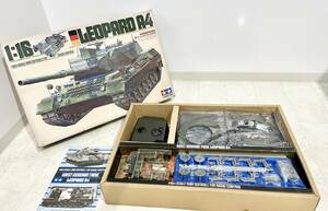 蘇さ(PAY52)　TAMIYA　1/16スケール　西ドイツ　レオパルドA4　ラジオコントロールタンク　未使用　中古品　140サイズ