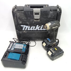 [9304-010] Makita TD172DRGX B 充電式インパクトドライバ 【中古】 現状販売 通電確認 マキタ 18V BL1860B DC18RF DIY セット品