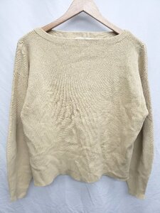 ◇ MOUSSY マウジー 長袖 ニット セーター サイズF イエロー系 レディース P