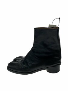 Maison Margiela◆足袋ブーツ/タビ/40/BLK/レザー/S57WU0153//