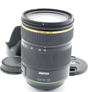 【良品】ペンタックス HD PENTAX-DA16-50mmF2.8ED PLM AW 標準ズームレンズ 28030 ブラック