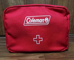 【送料無料】レア♪ 非常用持出袋に♪ Coleman エマージェンシーセット ポーチ 新品 未使用