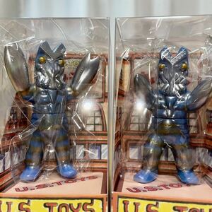 2体セット U.S.TOYS BB バルタン星人 Ⅰ Ⅱ ウルトラマンultraman ソフビ sofvi ustoy BALTAN ワンフェス WF