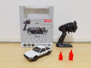 新品購入後1ヶ月未満　ミニッツ AWD 京商 レディセット MINI-Z MA-020 AE86 ドリフト　ヨコモ　タミヤ　yd-2 RDX