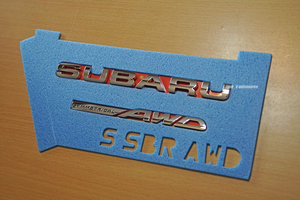 USスバル純正 22- SUBARU WRX セダン リア SYMMETRICAL AWD エンブレム USDM北米JDM スバル WRX S4 5BA-VBH IMPREZA インプレッサ STi SPT