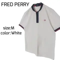 FRED PERRY フレッドペリー ポロシャツ  刺繍ロゴ Ｍ