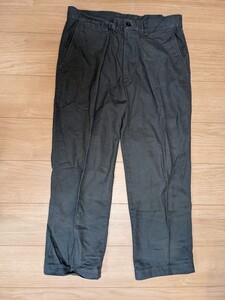 中古 Patagonia パンツ M 33 カーキ パタゴニア アウトドア 綿 コットン 即決