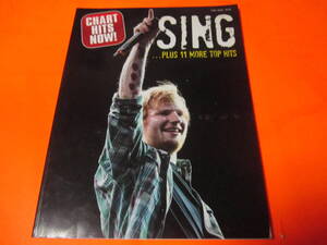 輸入楽譜　Chart Hits Now! Sing...Plus 11 More Top Hits　ピアノ　ヴォーカル　ギター　エドシーラン　テイラースイフト　他　洋楽