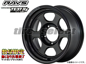 在庫限 RAYS ボルクレーシング TE37XT for J UL 16x5.5J 5/139.7 +19 マットガンブラック 4本は送料込212000円■ レイズ VOLK MT【106817】