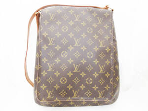 S12-026 ヴィトン ショルダーバッグ ミュゼット モノグラム M51256 LOUIS VUITTON 斜め掛け 美品