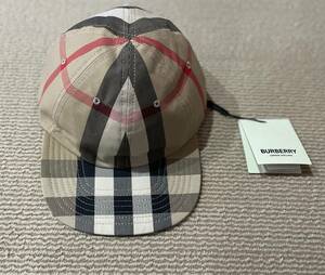 ★２万円引★ BURBERRY バーバリー ロゴ モノグラム コットン キャップ ヴィンテージ チェック キャンバス VINTAGE CHECK BASEBALL CAP