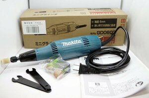 F☆【未使用品】makita マキタ ミニグラインダー 二重絶縁モデル GD0603 ☆質屋・リサイクルマート宇部店☆