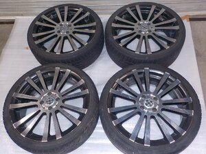 【　RAYS　レイズ　】 RAYS ALBORE DUE　18インチ　アルミホイール　4本　215/35ZR18 タイヤ付き 7.0J　100/4H　+42　ハブ径 約64mm