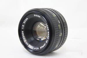 【返品保証】 【和製ズミクロン】 リコー Ricoh XR Rikenon 50mm F2 レンズ v8959