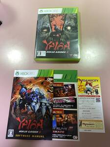 送料無料　初回版 Xbox360★ヤイバ ニンジャガイデン Z★used☆Yaiba Ninja Gaiden Z☆import Japan