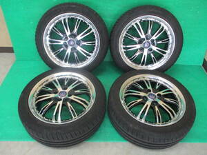 BADX LOXARNY ミシュラン パイロットスポーツ☆205/45R16☆6J+52 4H-100 埼玉県発 現物確認OK インチUP♪フィット シャトル フリードなど