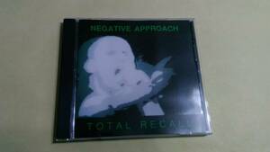 Negative Approach ‐ Total Recall☆SS Decontrol Circle Jerks Negative FX JFA Gang Green Black Flag Necros Verbal Abuse 