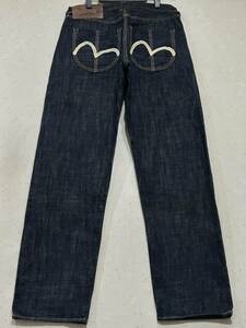 YAMANE ヤマネ LOT 1926S カモメペイント セルビッチ デニムパンツ 濃紺 EVISU エヴィス エビス 大きいサイズ 36 　　　　BJBD.G