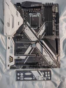 中古動作品：ASRock Z270 Extreme4 第6世代第7世代 intel Core i対応 M-ATXマザーボード LGA1151