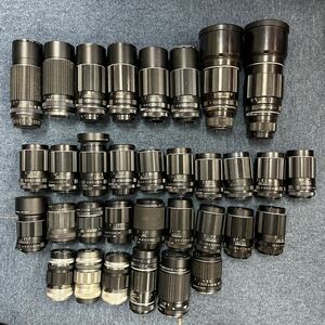 【A54】計33個　PENTAX TAKUMAR 単焦点レンズ　まとめ売り　300mm F4 200mm f4 105mm f2.8 100mm f4 135mm f3.5ジャンク品　望遠レンズ