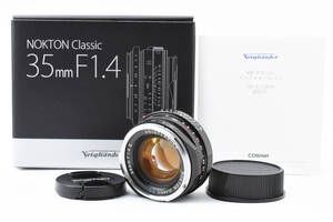 [極上品] Voigtlander Nokton Classic 35mm F/1.4 S.C VM II Lens for Leica M mount #2285401A