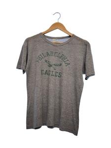 Champion◆Tシャツ/L/コットン/GRY/70s~/バータグ/PHILADELPHIA EAGLES