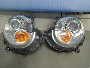 ・ ABA-ML16 BMW ミニ クーパー クラブマン 純正 ヘッドライト ランプ 左右セット HID 1 305 630 538/ 1 307 329 263 01 BM-5254