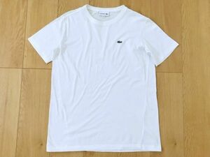 【良品】LACOSTE★Tシャツ★白★US-S