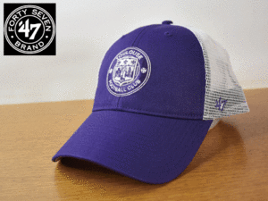 1円スタート!【未使用品】(フリーサイズ) 47 BRAND サッカー TOULOUSE FOOTBALL CLUB キャップ 帽子 K359