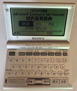 SONY IC 電子辞書 DD-IＣ500S ソニー　英英辞典　英和　和英　類語　国語辞典　漢字字典　四字熟語　ことわざ　名言　名句　など