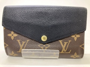 ◆◆【Louis Vuitton】ルイ ヴィトン モノグラム ポルトフォイユ パラス コンパクト 2つ折り 黒 ブラック M60990 oi ◆◆