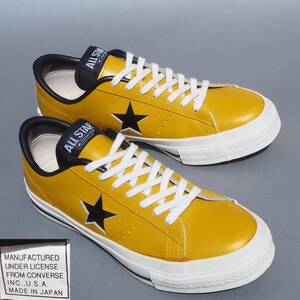 美品!! ＵＳ 5 1/2 / 24ｃｍ 90s 初期タグ 日本製 converse ワンスター マスタード からし made in japan ONESTAR ONE STAR