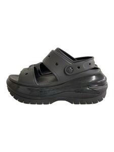 crocs◆サンダル/US8/BLK