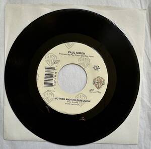 ■1985年 Reissue US盤 Paul Simon - Mother and Child Reunion 7”EP 7-21936 Warner Bros. Records