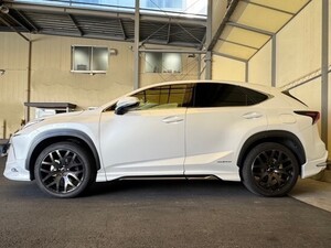 【激安売切り！】LEXUS　NX　RAYS　WALTZ FORGED S7　レイズ　ヴァルツ　8.5ｊ +38 4本　PCD114.3鍛造　245/45R20　2024年製