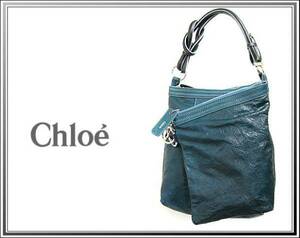 ☆美品！Chloe/クロエ ショルダーバッグ 緑 送料税込！