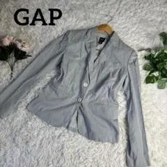 GAP ギャップ　10サイズ　ストライプジャケット　グレー系　長袖　綺麗系