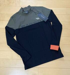 未使用☆[1PIU1UGUALE3 GOLF×戸賀敬城] 別注 STRETCH NYLON MOCKNECK L/S TOGA LIMITED ゴルフウェア モックネック 長袖Tシャツ III 3