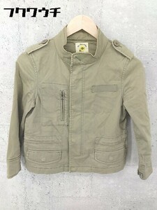 ◇ Ray BEAMS レイビームス ジップアップ 長袖 ジャケット サイズ0 カーキ レディース