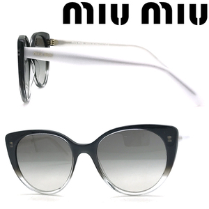 miu miu ミュウミュウ サングラス ブランド グラデーションブラック 0MU-04XS-114OA7