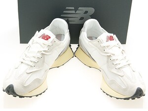 新品/NEW BALANCE/ニューバランス/U327WRB/メンズサイズ/GRAY/WHITE/YELLOW BEIGE/グレー/ホワイト/イエローベージュ/ワイズD/26.5cm